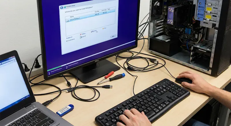 Formateando y cargando windows